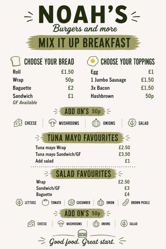 noah's mix it up breakfast